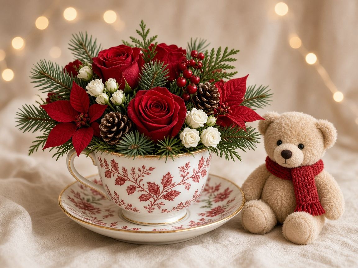 Christmas Teacup (sample design)